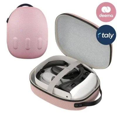 Gamax Meta Quest 3 Storage Box Carbon Fiber ( Model B ) - Pink